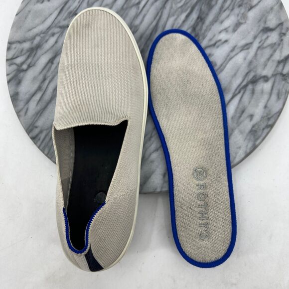 Rothys Shoes Womens 10 The Original Slip On Sneaker Ash Gray Loafer Casual Daily - Picture 10 of 12